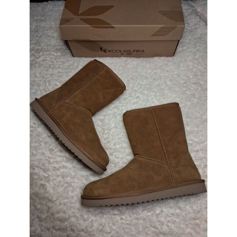 Koolaburra by UGG Men’s Size 9 Chestnut Burra Short Boots New in Box